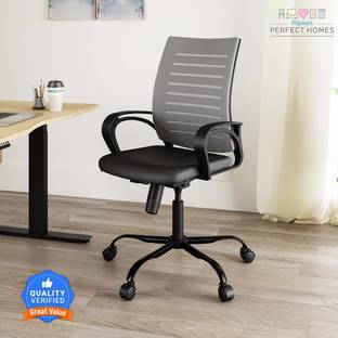 Flipkart Perfect Homes Bruce Fabric, Mesh Office Executive Chair