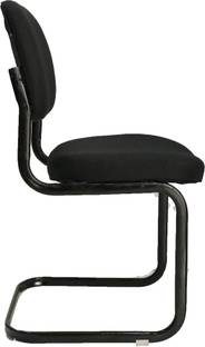 RW REST WELL S Model Metal Chair for Office|Study Area Chair With Padded Seat & Backrest| Fabric Study Stacking Chair