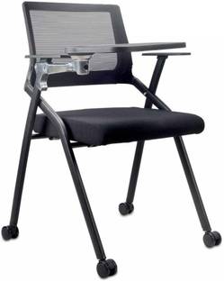 POLO Folding Study Chair With Cushion & Adjustable Writing Pad Micro Suede Study Folding Chair