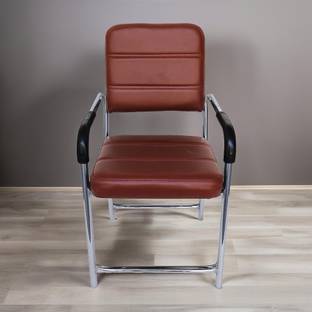 RW REST WELL Acton Support Steel Frame Leatherette Office Visitor Chair
