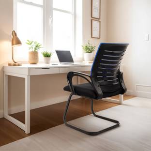 Seventh Heaven C Stand Ergonomic Mid Back Office Chair with Lumbar, Armrest, 3yr Warranty Fabric Office Visitor Chair