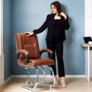 P P CHAIR Leatherette Office Arm Chair