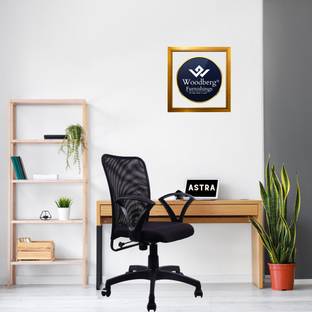Woodberg Astra Mid Back Breathable Mesh Staff/Desk/Computer Revolving Office Chair Mesh Office Conference Chair