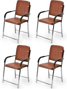 SOMRAJ Office Visitor Study Chair Computer Labs Hostel School Library Chair Leatherette Office Visitor Chair