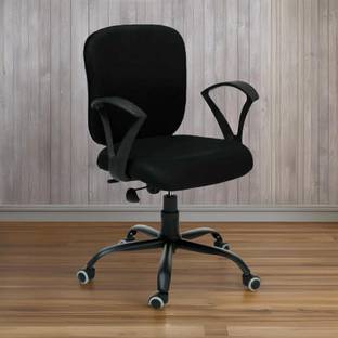 realchairs Fabric, Cotton Office Visitor Chair