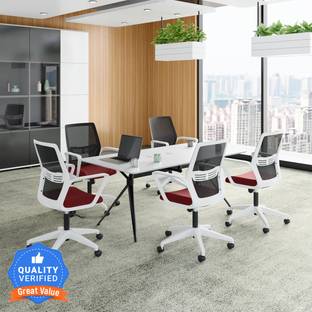 Godrej Interio Vurv Mid Back Fabric Study Arm Chair