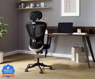 CARLTON LONDON Nova Mesh Office Adjustable Arm Chair