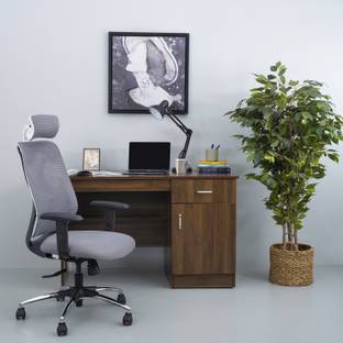 Wakefit Gravita Multi Lock Chrome Base Fabric Office Executive Chair