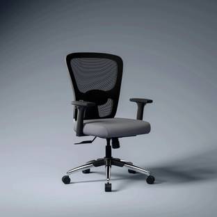 GREEN SOUL Jupiter Superb Mid Back Ergonomic Chair|Home, Office|Adj. Armrest|Lumbar Support Mesh Office Adjustable Arm Chair