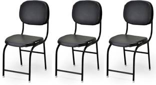 RATISON Guest Visitor Study Without arm Rest Leatherette Office Visitor Chair Leatherette Office Visitor Chair