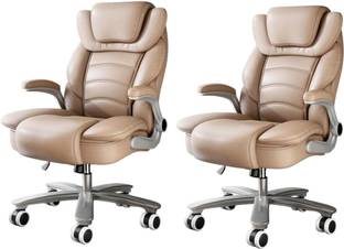 CHAIRTECH ® Pack of 2| Upto 5 Years of Warranty | High Back | Ergonomic | Home & Office Leatherette Office Executive Chair