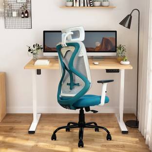 CELLBELL C190 Berlin Lite Imported Pneumatic Hydraulic | Ergonomic High Back Mesh Office Adjustable Arm Chair