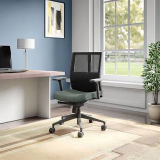 Godrej Interio Cross Full Back Nylon Office Adjustable Arm Chair