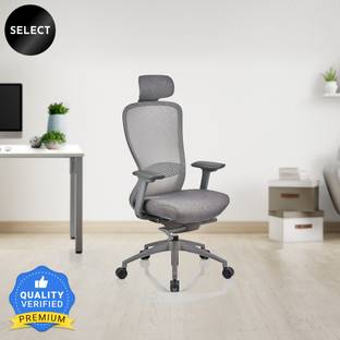 Featherlite Helix HB Mesh Fabric Office Adjustable Arm Chair
