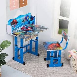 Little Angel Kids Study Table and Chair Multifunctional Wool Study Arm Chair