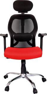 Rajpura Matrix High Back Revolving Chair (RSE001 Red) Fabric Office Executive Chair