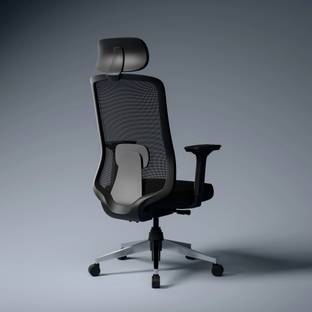 GREEN SOUL Cosmos Superb Minimal Design Ergonomic Office Chair | Intelli-Adapt | 3D armrest Mesh Office Adjustable Arm Chair