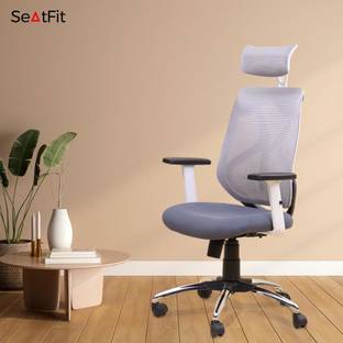 SEATFIT ELITE S45 Ergonomic office chair Synchro Tilt Mechanism, Heavy Duty Metal Base Mesh Office Adjustable Arm Chair