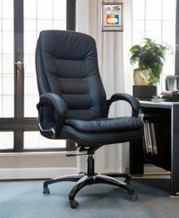 AASHRA ENTERPRISES Premium K-90 High Back Boss Chair, Filled With Extra Comfort Superior Cushion Leatherette Office Executive Chair