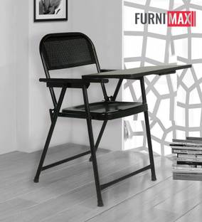 FURNIMAX Folding Metal Study Chair & Adjustable Writing Pad NA Study Folding Chair