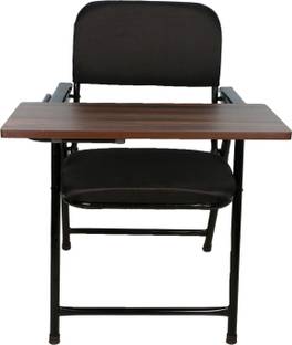 FURNIMAX Folding Study Chair With Cushion & Adjustable Writing Pad Fabric Study Folding Chair