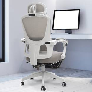 Drogo Ergonomic Office Chair for Work from Home Computer Chair | Head & Lumbar Support Mesh Office Executive Chair
