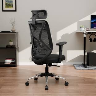 GREEN SOUL Zodiac Lite High Back Ergonomic Chair|Home, Office, WFH|1D Armrest|Premium Mesh Office Adjustable Arm Chair