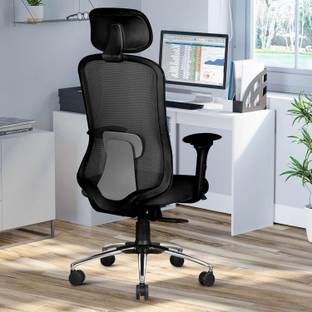 ASTRIDE Erizo Ergonomic Office Chair|Multilock|4D Arm|Adjustable Head &Lumbar|Metal Base Mesh Office Executive Chair