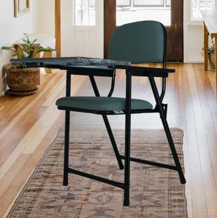 CLASSELA Metal A1 Folding Study Chair with wooden polished Writing Pad & 1 Yr Wrty Fabric Study Folding Chair
