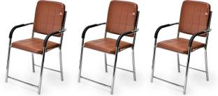 KITHANIA Chair Executive Office Visitor Chair Study Chair for Students with arm Rest Leather Office Visitor Chair