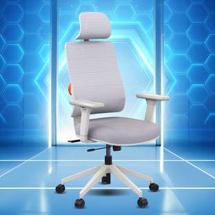The Sleep Company Flex SmartGRID Premium Ergonomic High-Back Desk Chair for Office & Home Mesh Office Executive Chair