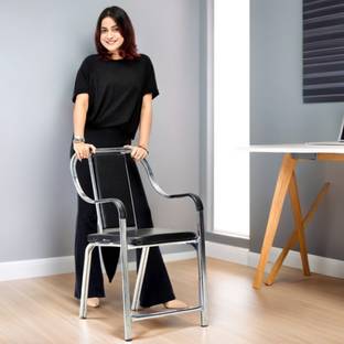 GOYALSON Modern comfortable home study chair office chair computer student chair Metal Dining Chair