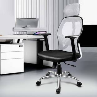 Oakcraft Matrix Ergonomic with Soft Comfortable PP Pads on Handles Mesh Office Adjustable Arm Chair