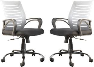 IAFA Diego Mid Back Ergonomic Office Chair Heavy Duty Black Metal Base 2 yr Warranty Mesh Office Arm Chair