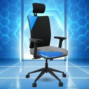 The Sleep Company Onyx SmartGRID Premium Orthopedic High-Back Desk Chair for Office & Home Nylon Office Executive Chair