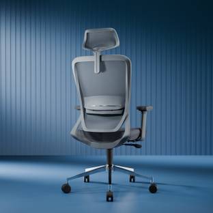 Vergo Ease Mesh Office Chair, Adjustable Armrest, Lumbar Support, Ergonomic Desk Chair Mesh, Fabric Office Executive Chair