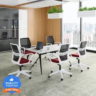 Godrej Interio Vurv Mid Back Fabric Study Arm Chair