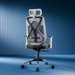 Vergo Transform Prime High Back Ergonomic Chair, 2D Armrests, Metal Base, Home, WFH Mesh Office Adjustable Arm Chair