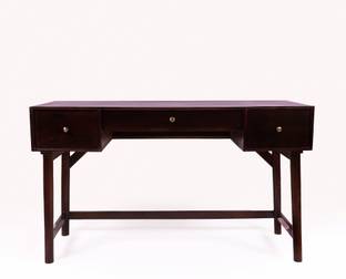 WOODENSLICE Handcrafted Sheesham Wood Study Table Solid Wood Multipurpose Table