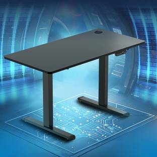 The Sleep Company Adjustable Desk 1600x700x700 | Sit-Stand Ergonomic Table | Engineered Wood Office Table