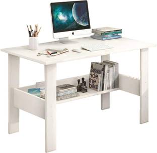 lukzer Laptop Study Table Office Home Workstation Modern Computer Desk Engineered Wood Study Table