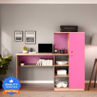 Trevi Krystal Study Engineered Wood Office Table