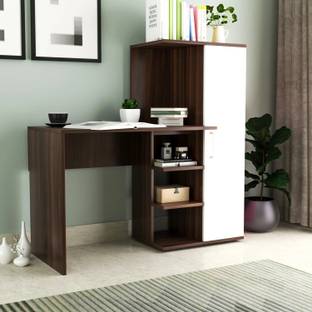 Floresta Wud Engineered Wood Pink City Theme Study Table For Living Room, Office. Engineered Wood Study Table