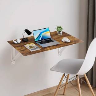 wall mounted Study Table, Computer Table, Foldable Table, Work Table for Home Office Engineered Wood Study Table