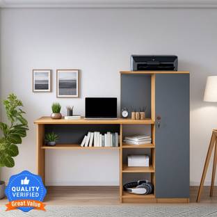 Trevi Krystal Study Engineered Wood Office Table