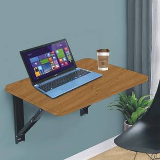lukzer Multipurpose Wall Mounted Table,Folding Study Table Engineered Wood Study Table