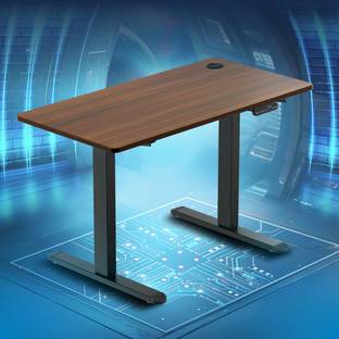 The Sleep Company Adjustable Desk 1200x600x700 | Sit-Stand Ergonomic Table | Engineered Wood Office Table