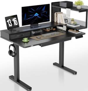 Artikel Stackon Electric Height Adjustable Table | Sit Stand Desk | Home & Office Engineered Wood Multipurpose Table