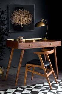 DEMIWALL Wooden /Study Desk / Study table For Living Room and Study Room Solid Wood Study Table