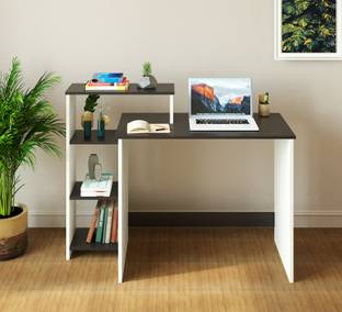 FURNEASER Austin Computer Table, Laptop Table, Engineered Wood Study Table